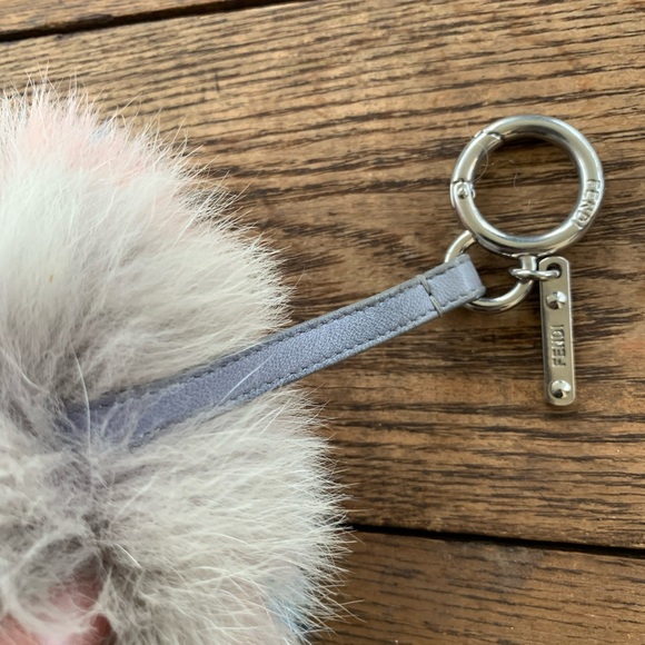 Fendi | Accessories | Fendi Rainbow Faux Fur Bag Charm | Poshmark